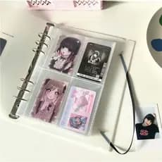 Binder Capa A5 Álbum De Fotos Fotocard Adesivo De Arquivo Ticket Post Fichário