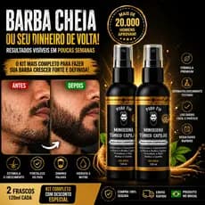 Bravenza – Acelera crescimento cabelo, barba, bigode, cavanhaque e sombrancelhas kit com 1 a 4 unidades 120 ml