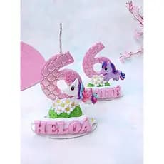 Vela em biscuit my little pony
