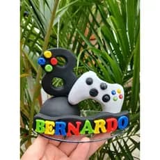 vela/topo em biscuit xbox /videogame/PlayStation