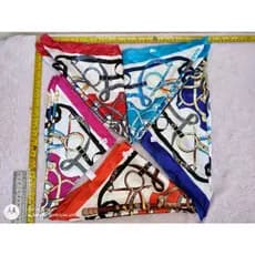 Estilo popular Echarp Cachecol Lanço Pescoço Cetim Seda 50×50