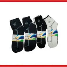 Kit 6 / 12 / 24 Pares de meia Sport masculina 31-35 Algodão para uso diario e exercício com cores variadas