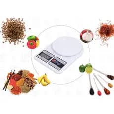 Balança digital com alta precisão para cozinha até 10 kg Escala 1 grama