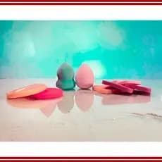 Kit Esponjinha Com 10 Esponjas De Maquiagem Para a Pele Macias ao Toque