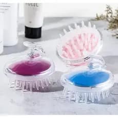 Escova De Silicone Para Couro Cabeludo Massageador  De Esfoliante