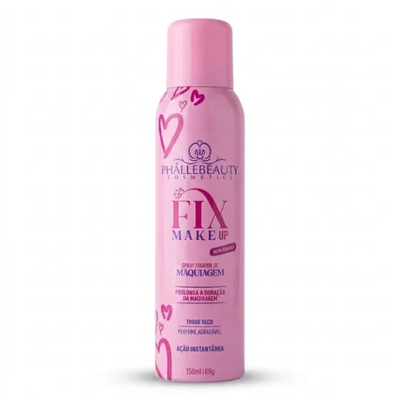 Fixador de Maquiagem Phallebeauty Fix Makeup - Maquiagem Intacta o Dia Todo 150ml