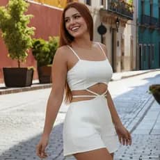 Macaquinho Feminino Curto Macacão Verão Soltinho Moda Feminina Fashion Carnaval