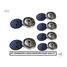 Kit 6 Queimadores 6 Espalhadores P/fogão Brastemp Unique