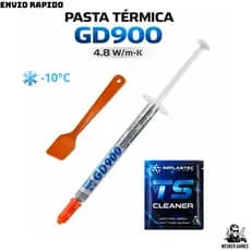 Pasta Térmica Prata Gd900 Original Seringa 1g 4.8w/mk- Resfriamento de Computador, Playstation, XBOX, GPU ,Notebook