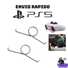 Par de Molas Botões Gatilho PS5 L2 R2 Controle Dualsense