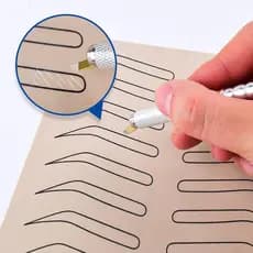 Pele Sintética Desenhada Micropigmentação Sobrancelha!
