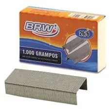 Grampo Para Grampeador 26/6 Galvanizado 1.000 UN -BRW