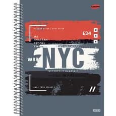 CADERNO UNIVERSIÁRIO 1 MATÉRIA CAPA DURA 96FLS – KBOM MASCULINO