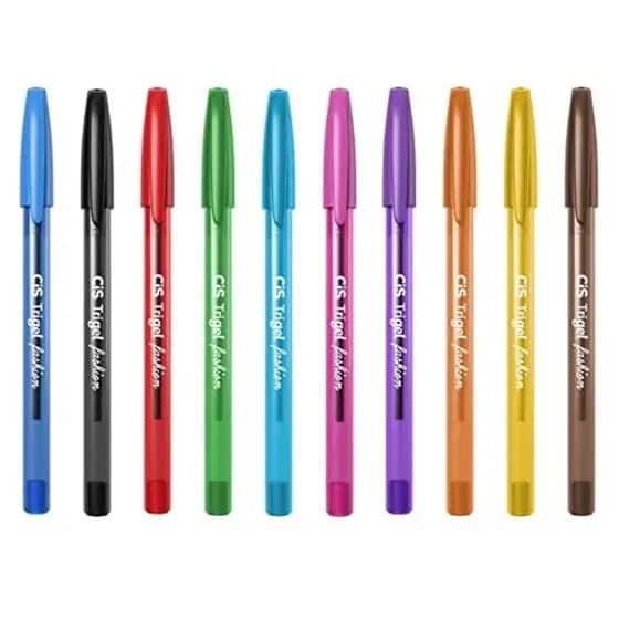 Caneta Gel Trigel Cores Fashion / Metálicas / Neon Pastel - Cis