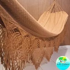rede de descanso dormir casal luxo bucho de boi suporta 300kg algodão artesanal gigante