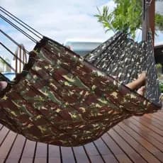 rede de descanso dormir acampamento, camping, pesca nylon resistente