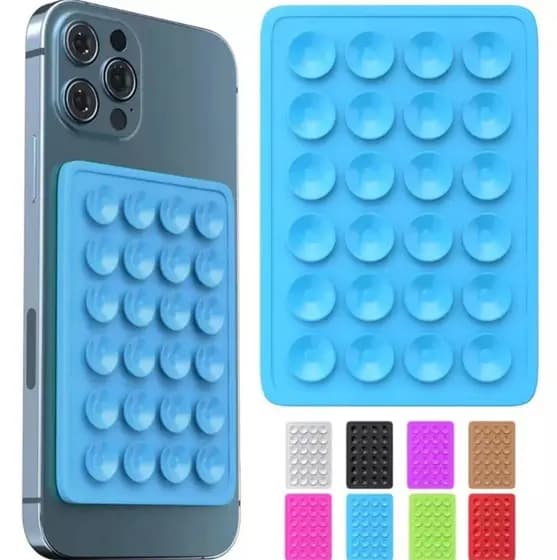 Suporte De Silicone Com Ventosa Para Capinha Celular sucção premium