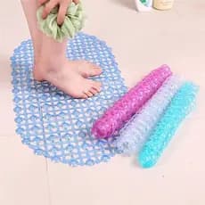 EVITE ESCORREGÕES, MANTENHA O CHÃO SECO E DECORRE SEU BANHEIRO COM ESTILO!✨✨Tapete Silicone Para Banheiro