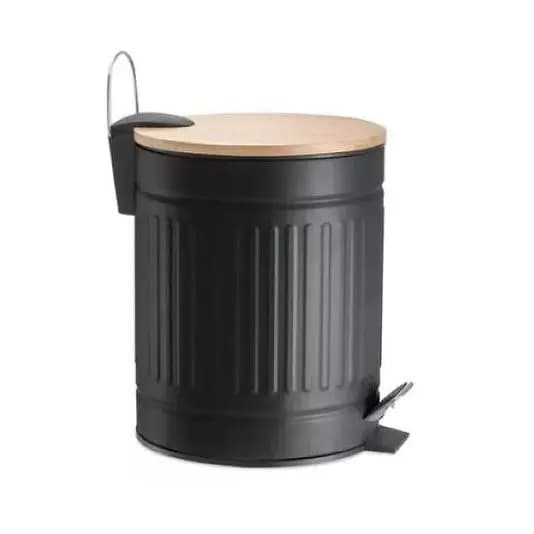 UNINDO ELEGÂNCIA E FUNCIONALIDADE EM QUALQUER AMBIENTE! Lixeira Tampa Bambu 5L ✨🔥💥⚡