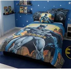 Edredom Batman Solteiro Dupla Face 3 Peças