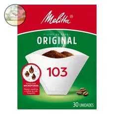 Filtro De Papel 103 Melitta Kit 3 Caixa Com 30 Unidades