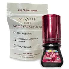 Cola De Cílios Elite Master Hs Ruby Alongamento 3ml Preto