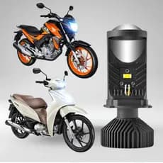 Lampada Ultra led Projetor 20mil Lumens FORTE 6500k 72w Moto S/emba efeito xenon carro moto caminhao