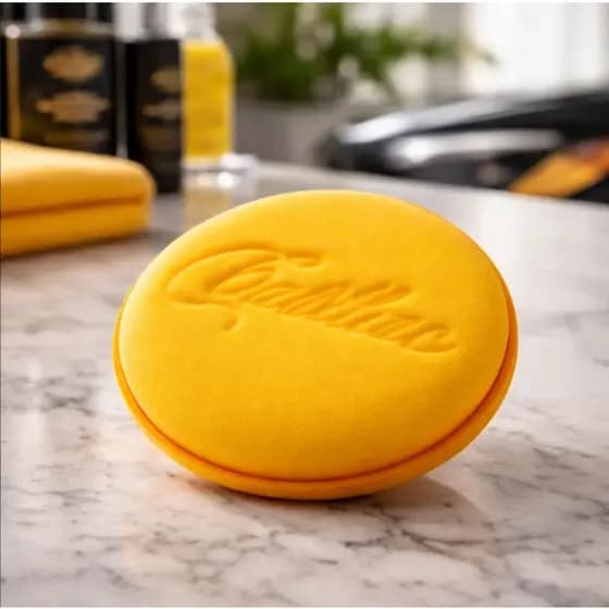 Aplicador De Espuma Gold Cadillac Macio Aplicar Cera Pretinho Limpeza Automotiva Carro E Moto