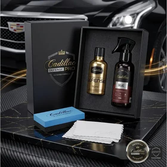 Kit Vitrificador Defense 50ml Cadillac Proteçao Brilho 9h