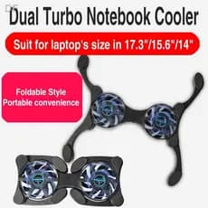 ✨ Ventilador Móvel Portátil Dobrável De Refrigeração USB Polvo Radiador Refrigerador Notebook