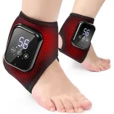Cinta De Tornozelo Hailicare Com Compressa Quente E Massagem Vibratória Para Alívio Da Dor No , 48 ° C-53 58 Temperatura