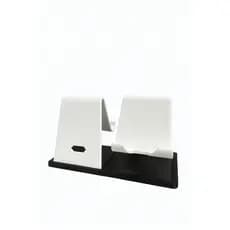 Suporte de Celular Duplo Organizador de Mesa Escritorio Moderno