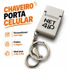 Kit Chaveiro 10/20/30 Suporte Celular Personalizado com Logo