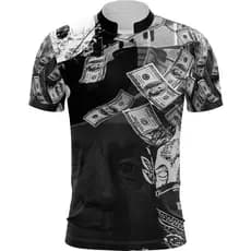 camiseta camisa de quebrada peita de time notas de 100 ostentação