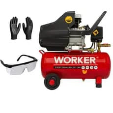 Compressor ar Portatil 20 Litros Com Rodas Para Pintura 1,5hp 120psi Economico