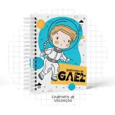 Caderneta Vacinação Astronauta Personalizada c/ nome
