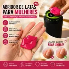 Chaveiro Abridor de Latinha Que Evita Quebrar as Unhas- Boca - ENVIO IMEDIATO