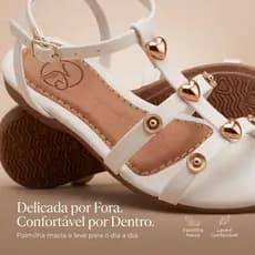 Sandália Infantil Feminina Menina Leve Delicada Festa Casamento Batizado Confortável Moda Juvenil