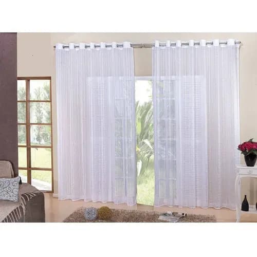 CORTINAS EM VOAL BRANCA SUZY 10X2,80 PARA QUARTO SALA    super promoção