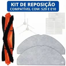 Kit Acessórios para Robô Aspirador Compatível com S20 D106