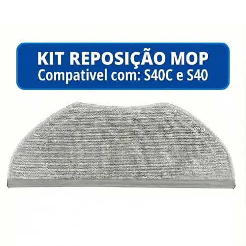 Kit Panos Mop para Robô Aspirador Compatível com S40C S40 H40