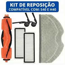 Kit Reposição Acessórios Xiaomi Robô Aspirador | Compatível S40(OV81) H40(OV51)
