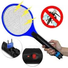 Raquete Elétrica Mata Mosquito Dengue Insetos Recarregável 110/220 Bivolt