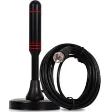 Hmaston Antena De Tv - Antena Interna 3m De Cabo Hdtv Digital/lehmox