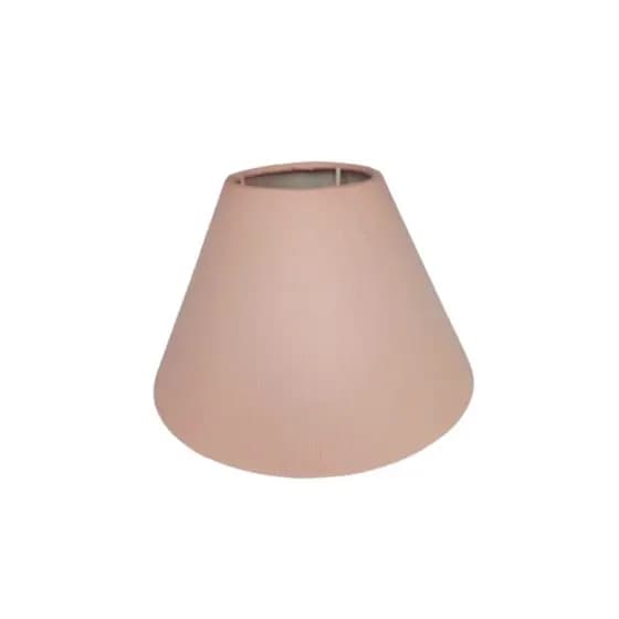 Cúpula de Abajur 8x20x13 Tecido Rose Luminária
