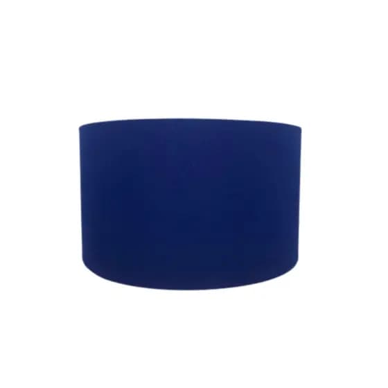 Cúpula de Abajur 35x35x20 Tecido Azul Quarto Sala