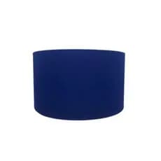 Cúpula de Abajur 35x35x20 Tecido Azul Quarto Sala