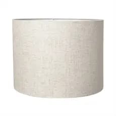Cúpula de Abajur 40x40x30 Linho Claro Decoração Luz  Quarto Sala de Estar
