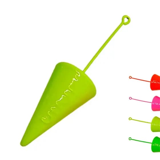 Chumbada Colorida Cone - Chumbo com Haste