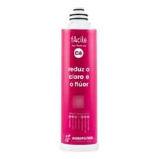 Refil Filtro Facile C6 Com Redução De Flúor Rótulo Rosa